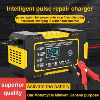 PolkaHome® Slimme Acculader 12V 6A