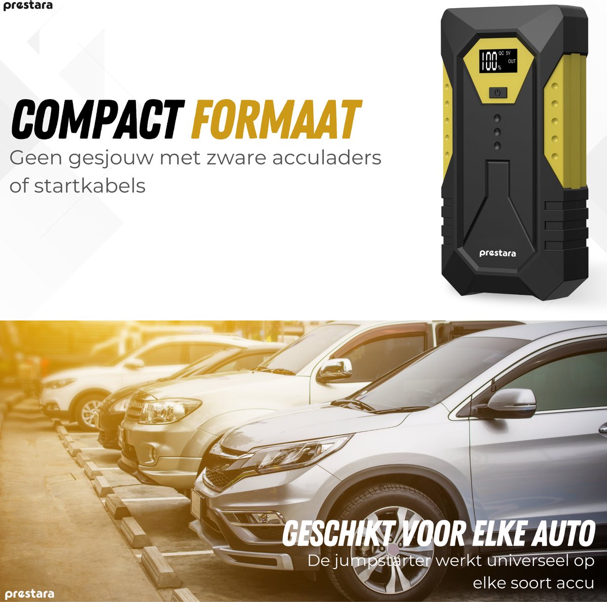 Wat vinden we goed aan de Prestara Jumpstarter Auto, Motor en Boot