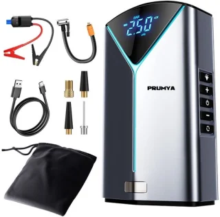 Pro Auto Noodstartset 4-in-1 1000A Jumpstarter met Luchtcompressor