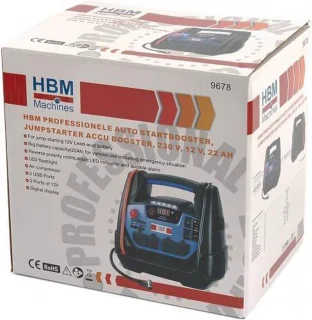 Professionele Auto Startbooster 12V 22Ah Jumpstarter