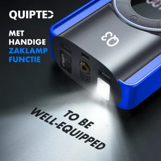 Quipted Q3 12V Jumpstarter 2500A 20000mAh met Compressor