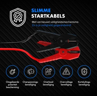 Quipted Q3 12V Jumpstarter 2500A 20000mAh met Compressor