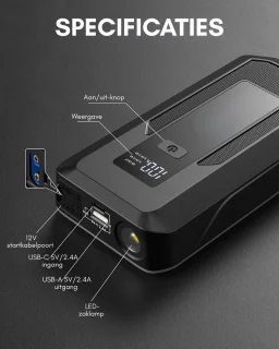 Wat vinden we goed aan de REN® Jumpstarter voor auto