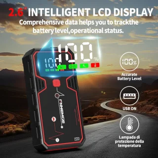 RFWR® Draagbare Auto Starthulp Powerbank