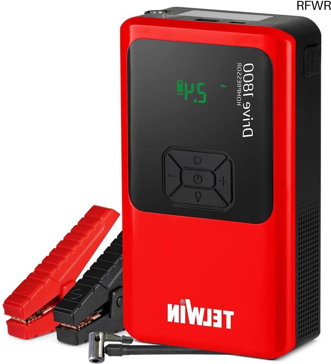 De RFWR Ultracompacte 12V Compressor en Powerbank in één oogopslag