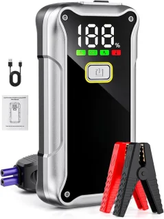 RUX® Jumpstarter Zilver — Altijd startklaar, betrouwbaar in noodgevallen