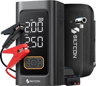 Siltcon® 12v 5-in-1 jumpstarter met compressor