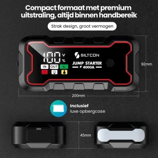 Siltcon® 12V Jumpstarter 24.000 mAh