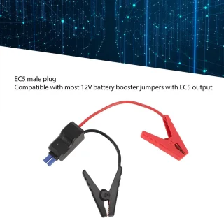 SnelShoppen 12V auto accu boost jumpstarter klem met EC5 connector, vervangingskabel voor auto booster