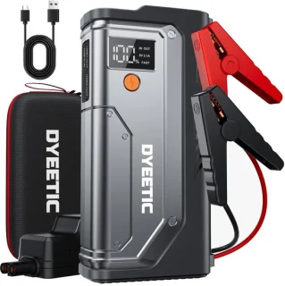 SnelShoppen - accu auto starthulp powerbank jumpstarter 5000A voor 10L benzine & 8L diesel