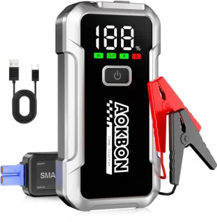 SnelShoppen - AOKBON auto starthulp 7000A jumpstarter 12V accubooster