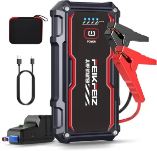 SnelShoppen Car Starter Power Bank jumpstarter 12V