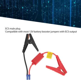 SnelShoppen jump starter kabel met accuklemmen voor EC5 connector