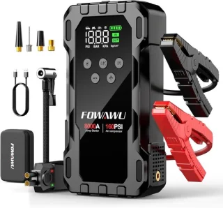 SnelShoppen - power bank starter met compressor