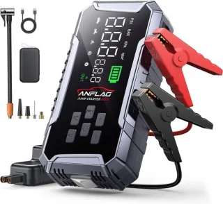 SnelShoppen - powerbank met compressor en jump starter