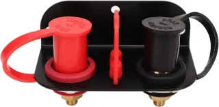 SnelShoppen - Remote Batterij Terminals voor Auto, UTV, ATV, Truck, RV, Tractor, Maaiers, Boot - Veiligheidsfunctie, Waterdichte Caps, Startkabels
