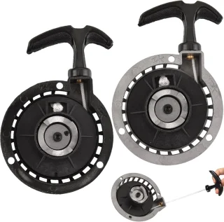 SnelShoppen - Trekstarter aluminium voor benzinemotoren, 2 stuks mini alloy voor ATV 49CC pocketbike dirtbike quad