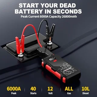 Startaccu Starthulp 12V 6000A 26800mAh