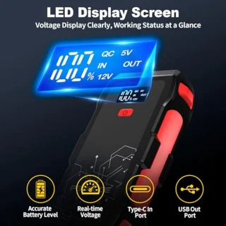 Startaccu Starthulp 12V 6000A 26800mAh