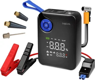 LogiLink Startbooster 12 V 7200 mAh — compacte noodhulp voor elke rit