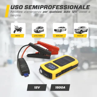 Startbooster 12V 1500A Accupack