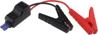 Startkabel met accuklemmen 12 volt zwart
