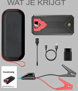 Startkabels Met Accu Jumpstarter Auto Starthulp
