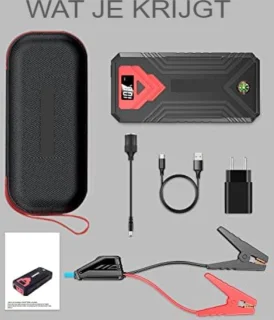 Startkabels Met Accu Jumpstarter Auto Starthulp