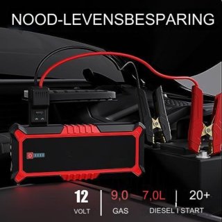 Startkabels Met Accu Jumpstarter Auto Starthulp