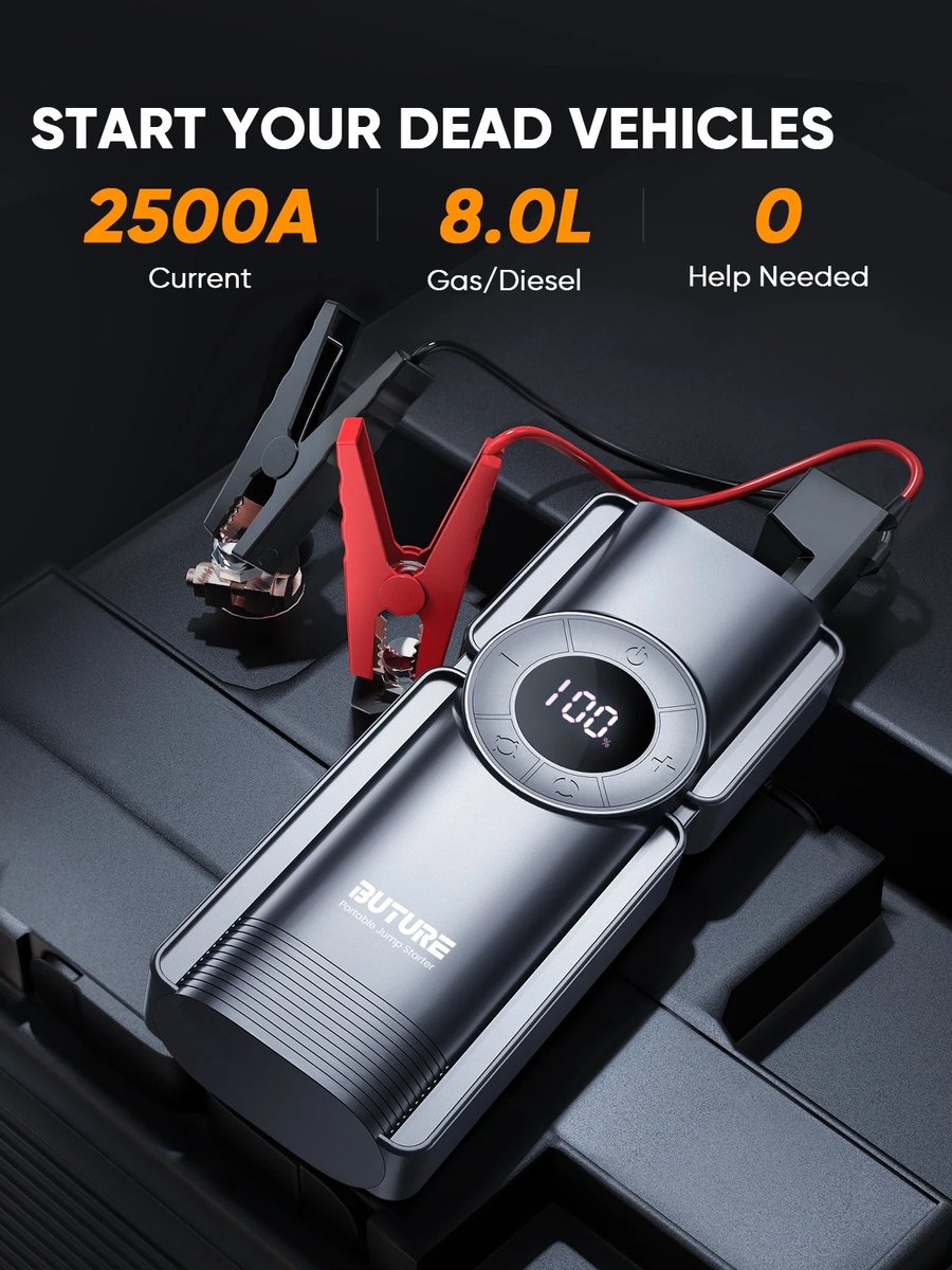 Stemily 4-in-1 Jumpstarter 20000mAh Powerbank