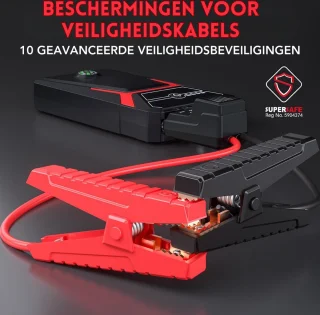 Supersafe 1500A Lithium Auto Starthulp Pack