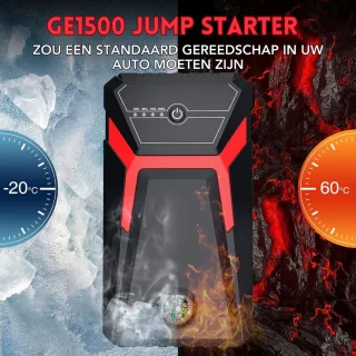 Supersafe 1500A Lithium Auto Starthulp Pack