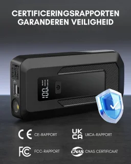 Wat vinden we goed aan de SVN® Jumpstarter voor Auto - Grijs