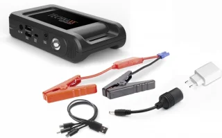 Technaxx TX-218 Jumpstarter en Powerbank 12000mAh Zwart