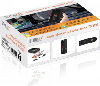 Technaxx TX-218 Jumpstarter en Powerbank 12000mAh Zwart