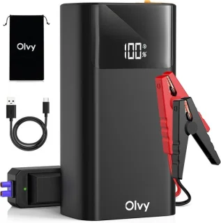 Thijox Olvy 2-in-1 jumpstarter en powerbank