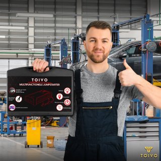 Toivo 12V Jumpstarter 1000A met Compressor en Powerbank