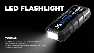 Topdon JumpSurge JS3000 Accubooster Powerbank