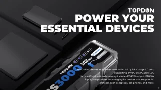 Topdon JumpSurge JS3000 Accubooster Powerbank