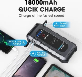 Topdon V1500 Jumpstarter Accubooster Powerbank