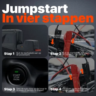 Ultralight 12V Jumpstarter 1000A 3-in-1