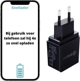 Universele 5V 3A USB-adapter