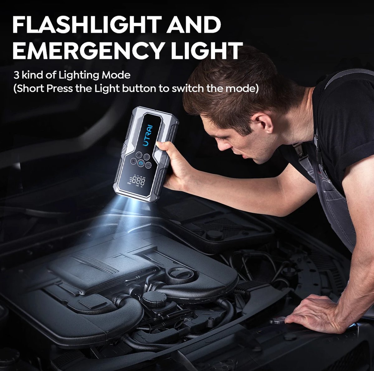 Wat vinden we goed aan de Utrai 1500a Auto Jump Starter Power Bank Draagbare Auto Starter