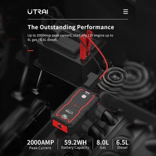Utrai JS One Jumpstarter Zwart
