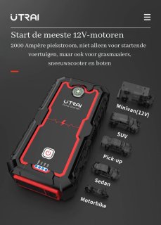 Utrai Jstar One Jumpstarter 12V 2000A 22000mAh