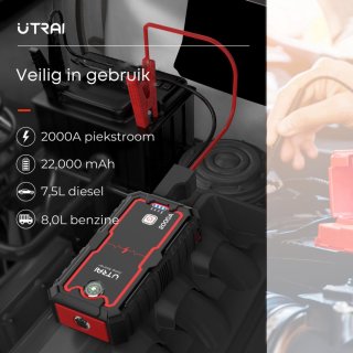 Utrai Jstar One Jumpstarter 12V 2000A 22000mAh