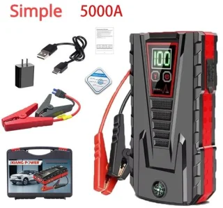Veya Starthulp - Jumpstarter - Startbooster - Powerbank - Startkabels auto - Accu booster