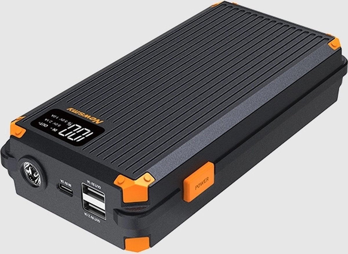De VFLY Jump Starter 12V 3000A 4-in-1 Zwart/Rood in één oogopslag