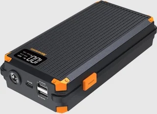 VFLY Jump Starter 12V 3000A 4-in-1 Zwart/Rood