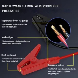 Vitdipy 12V Jumpstarter Auto-accustarter